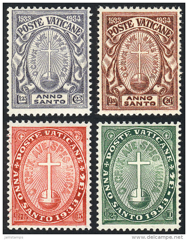 Sc.B1/B4, 1933 Holy Year, Cmpl. Set Of 4 Values, Mint Lightly Hinged, VF Quality, Catalog Value US$52. - Ungebraucht