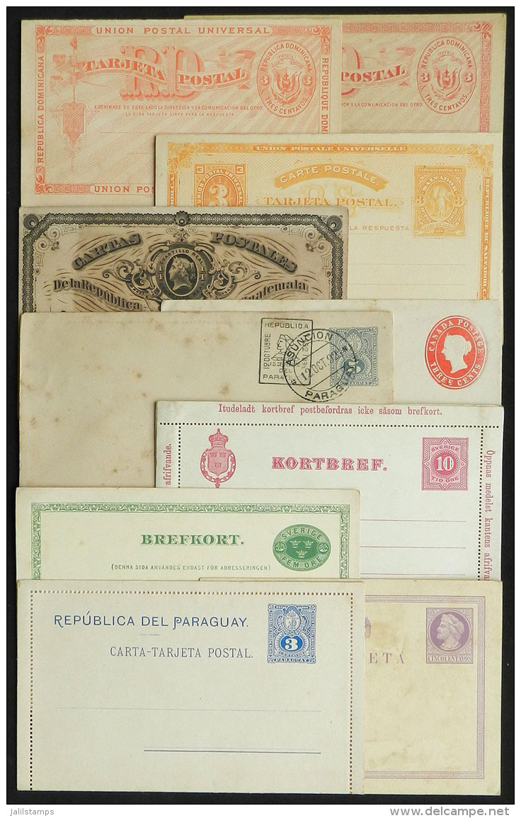 48 Old Postal Stationeries, Little Duplication, Most Of Central American Countries, Mixed Quality (from Fine... - Lots & Kiloware (mixtures) - Max. 999 Stamps