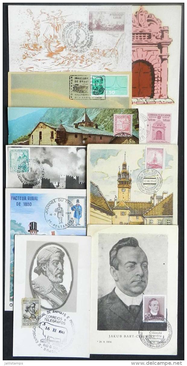 9 Maximum Cards Of 1941/68, Varied Topics, Fine To VF General Quality (a Couple With Minor Defects) - Lots & Kiloware (max. 999 Stück)