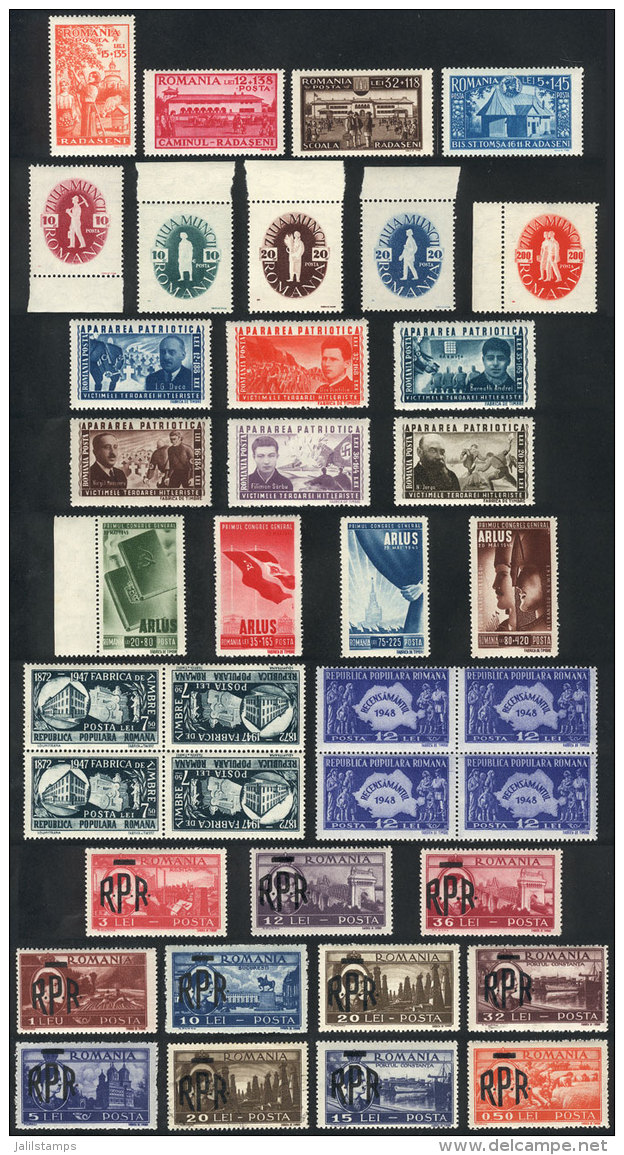Lot Of Unmounted Complete Sets, Excellent Quality, Yvert Catalog Value Euros 100+ - Collections