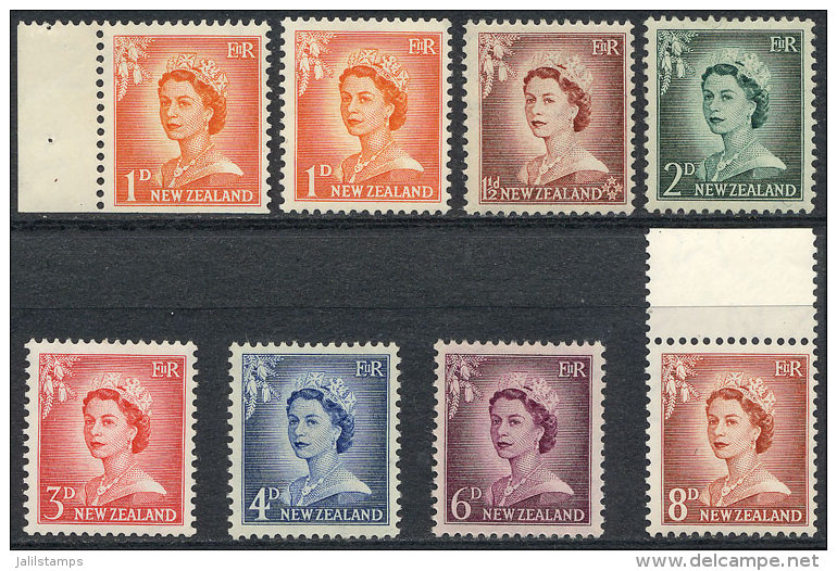 Sc.306/12, 1955/9 Elizabeth II, Complete Set Of 7 Unmounted Values (the Low Value 2p. Hinged), Excellent Quality,... - Other & Unclassified