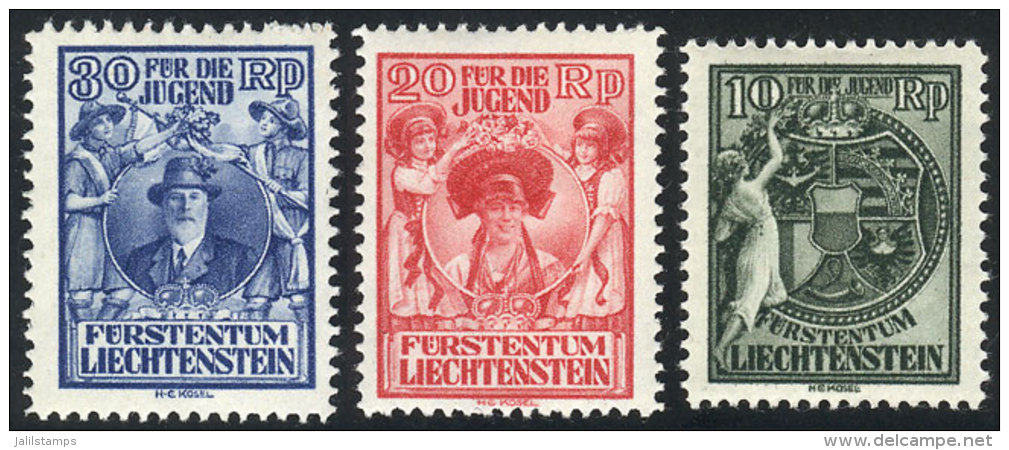 Sc.B11/B13, 1932 Children, Cmpl. Set Of 3 Values, Mint Lightly Hinged, VF Quality, Catalog Value US$70 - Unused Stamps