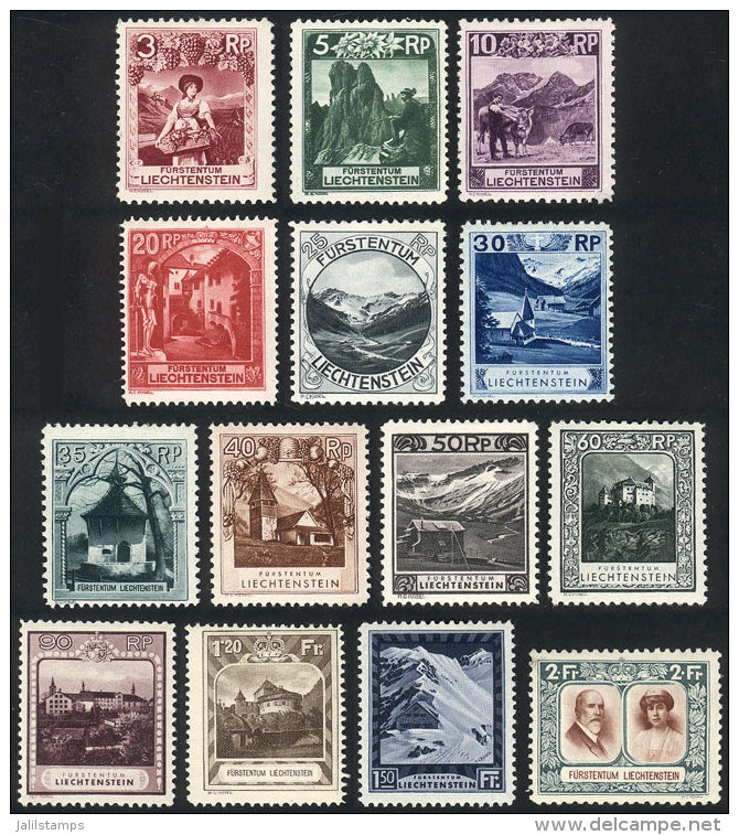 Sc.94/107, 1930 Complete Set Of 11 Values, Mint Lightly Hinged, Very Fresh, VF Quality, Catalog Value US$555+ - Unused Stamps