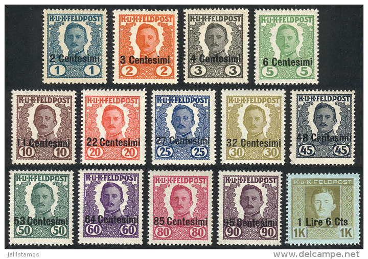 Sc.N20/N33, 1918 Complete Set Of 14 Values, Mint Lightly Hinged, VF Quality, Catalog Value US$84 - Unclassified