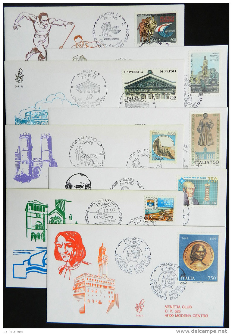 79 First Day Covers (FDC) Of Stamps Issued Between 1992 And 1993, Excellent Quality! - Collections