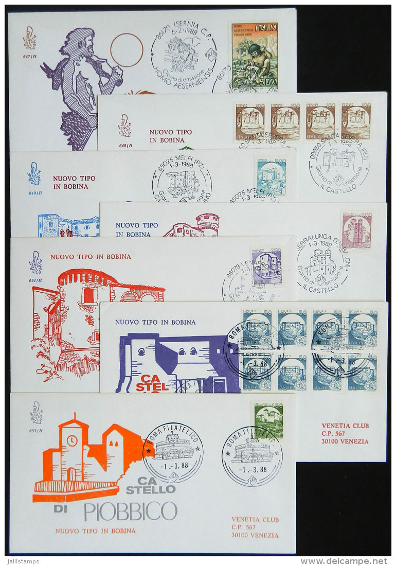 77 First Day Covers (FDC) Of Stamps Issued Between 1988 And 1989, Excellent Quality! - Collections