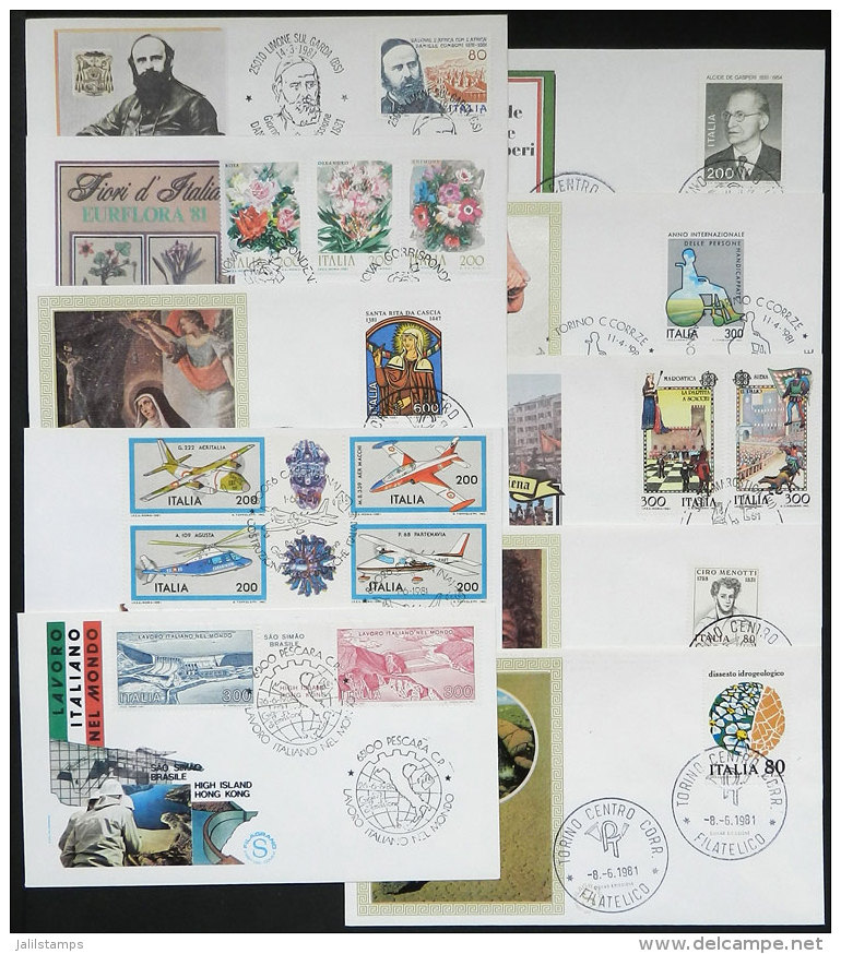 95 First Day Covers (FDC) Of Stamps Issued Between 1981 And 1983, Excellent Quality! - Collections