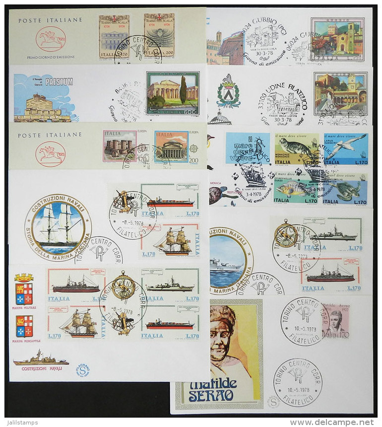 89 First Day Covers (FDC) Of Stamps Issued Between 1978 And 1980, Excellent Quality! - Collections