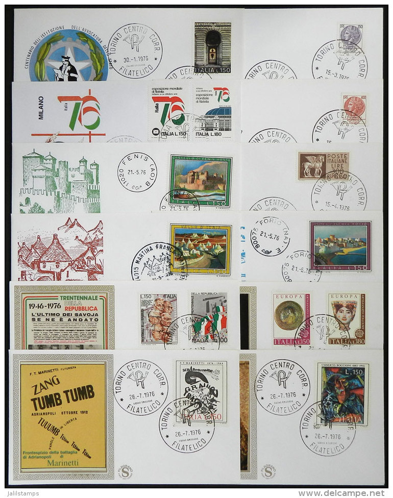 53 First Day Covers (FDC) Of Stamps Issued Between 1976 And 1977, Excellent Quality! - Collections