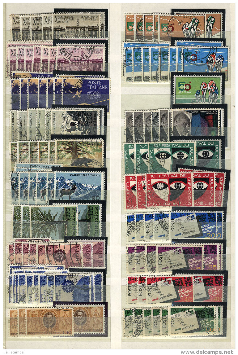 Large Stockbook Containing Large Number Of Stamps Issued Between 1967 And 1984, Mint And Used, Very Fine General... - Collections