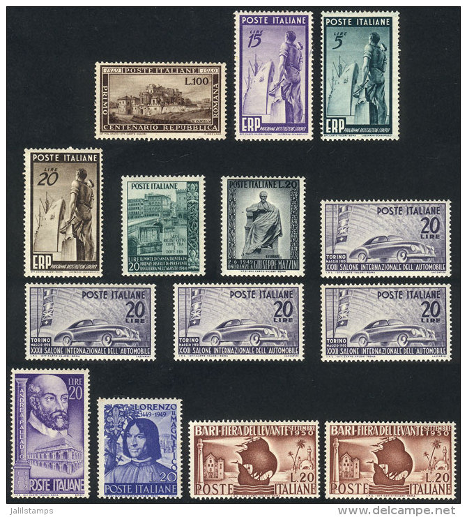 Lot Of Stamps Issued In 1948/9, Mint Lightly Hinged (mostly, A Few MNH), Scott Catalog Value US$240+, Good... - Collections