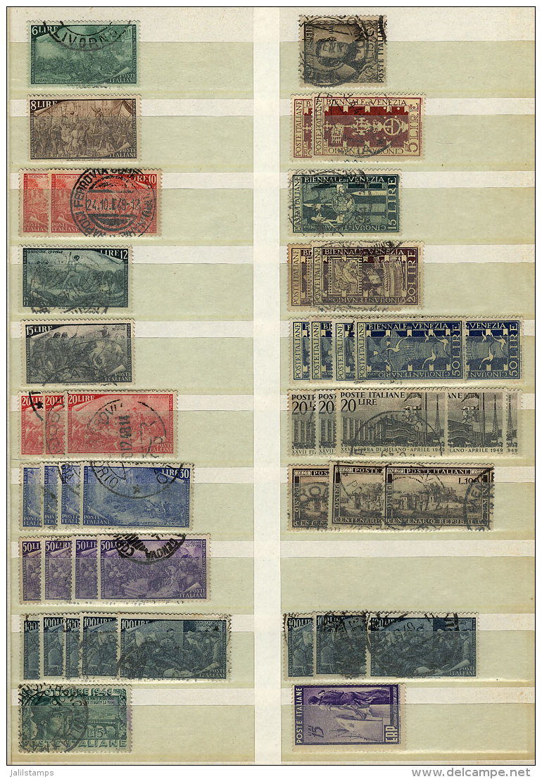 Stockbook With Stock Of Stamps (most Used) Issued Between Circa 1948 And 1967, And Although Some Examples Can Have... - Collections