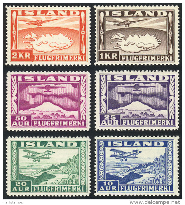 Sc.C15/C20, 1934 Cmpl. Set Of 6 Values, Mint Lightly Hinged, VF Quality, Catalog Value US$58+ - Airmail