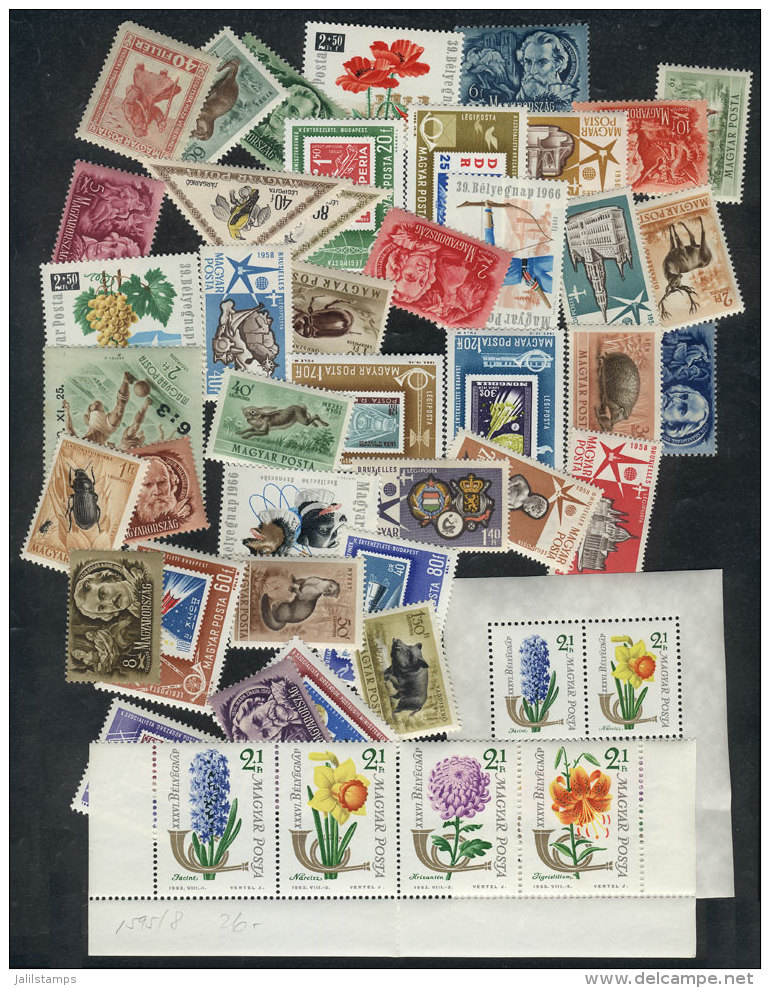 Lot Of Stamps And Complete Sets, Most Are Very Thematic And Of Fine To VF Quality (many Unmounted, And Few Can Have... - Collections