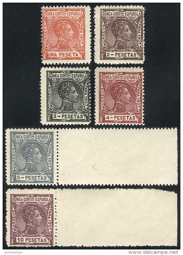 Sc.68/73, The 6 High Values Of The Set, Unmounted, Excellent Quality, Catalog Value US$160. - Spanish Guinea