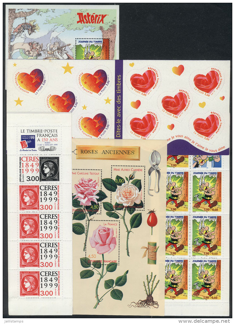 Lot Of Stamps And Booklets Issued In 1999, All Unmounted And Of Excellent Quality, Yvert Catalog Value Over Euros... - Collections