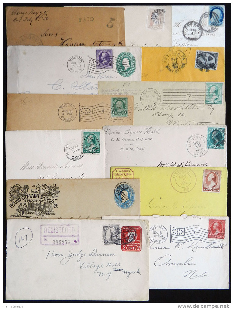 13 Old Covers, Some Very Interesting, Good Opportunity! - Postal History