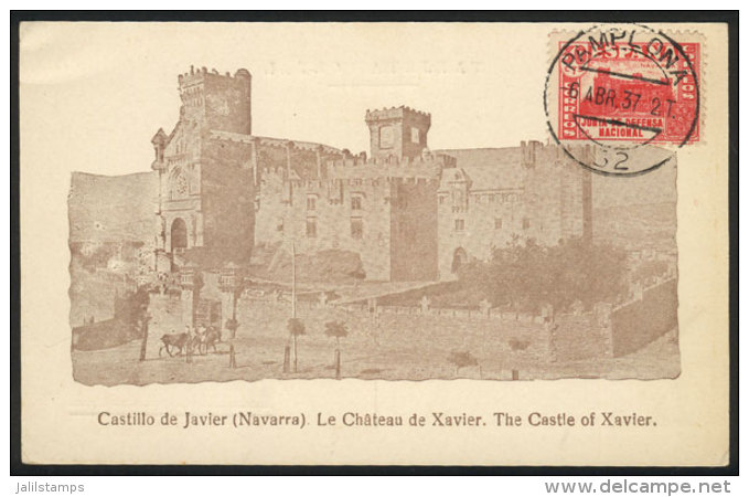 Maximum Card Of AP/1937: The Javier Castle In Navarra, VF Quality - Maximum Cards
