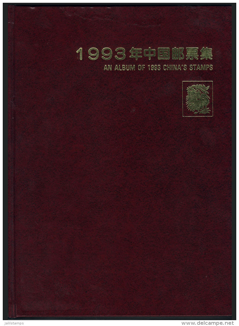 Album With Stamps Issued In The Year 1993, VF General Quality, Scott Catalog Value US$33+ - Collections, Lots & Series