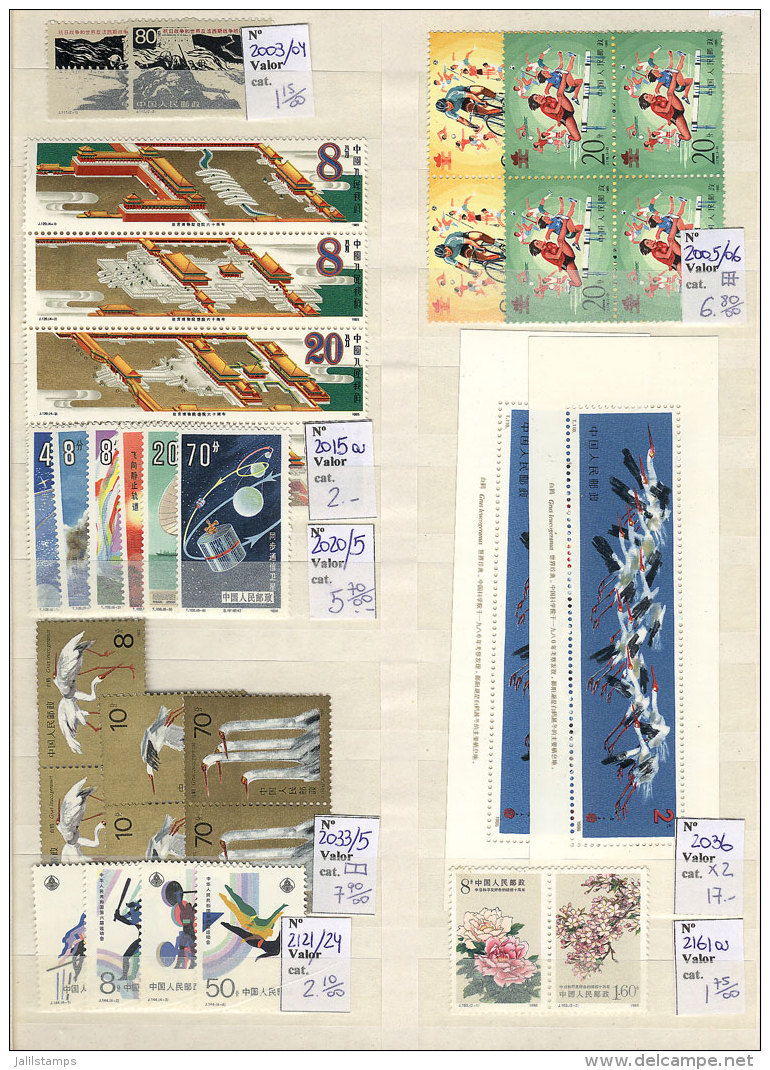 Stock Of MNH Stamps And Sets, Very Thematic And Of Excellent Quality, Scott Catalog Value US$800+ - Collections, Lots & Series