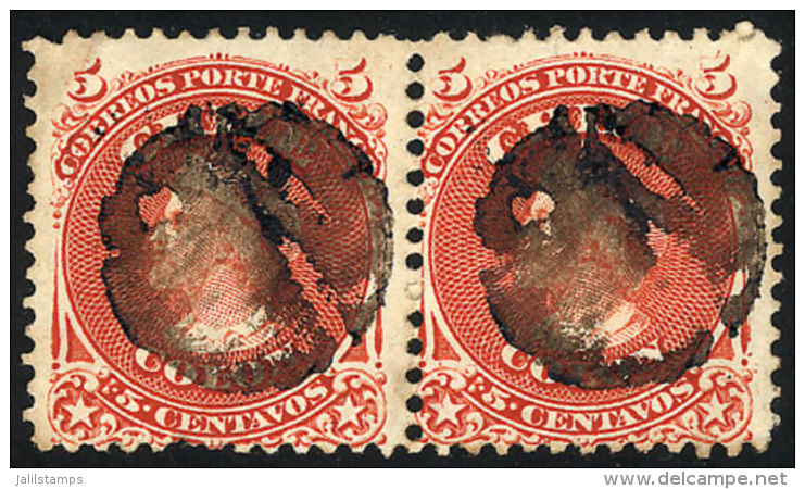Yv.13 (Sc.16), Pair With Mute Cancel Of Unknown Origin, VF Quality! - Chili