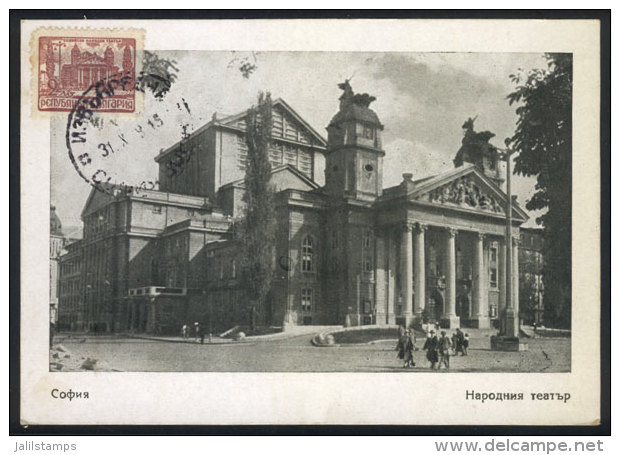 SOFIA: Theater, Old Maximum Card, Fine Quality - Other & Unclassified