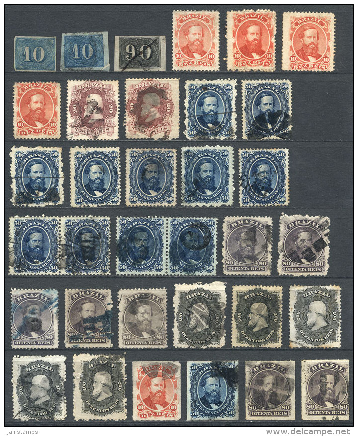 Lot Of Stamps Issued Between 1850 And 1878, General Quality Is Fine To VF, Some With Very Interesting Cancels,... - Collections, Lots & Series