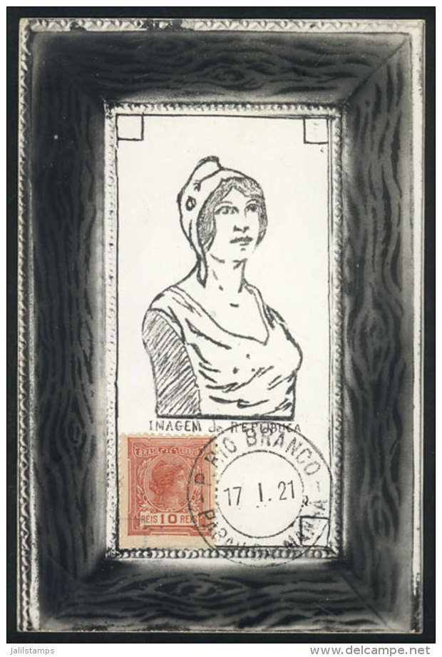 Maximum Card Of JA/1921: Symbol Of The Republic, VF - Maximum Cards