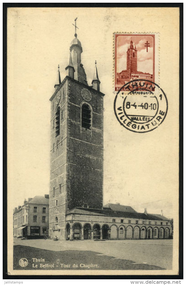 THUIN: The Belfry, Maximum Card Of AP/1940, VF - 1934-1951