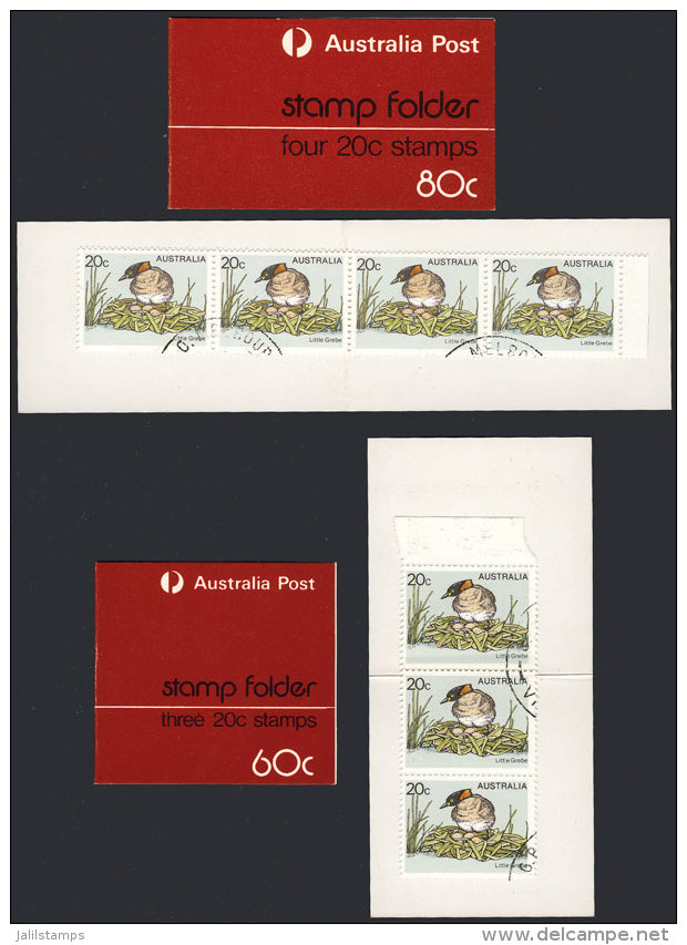 2 Modern Booklets (60c. And 80c.) With Stamps Cancelled To Order, VF Quality, Low Start. - Other & Unclassified