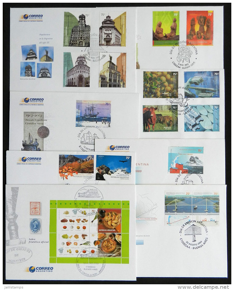 23 FDC Covers Of The Year 2003, All Of Excellent Quality And Very Thematic, Good Opportunity! - Other & Unclassified