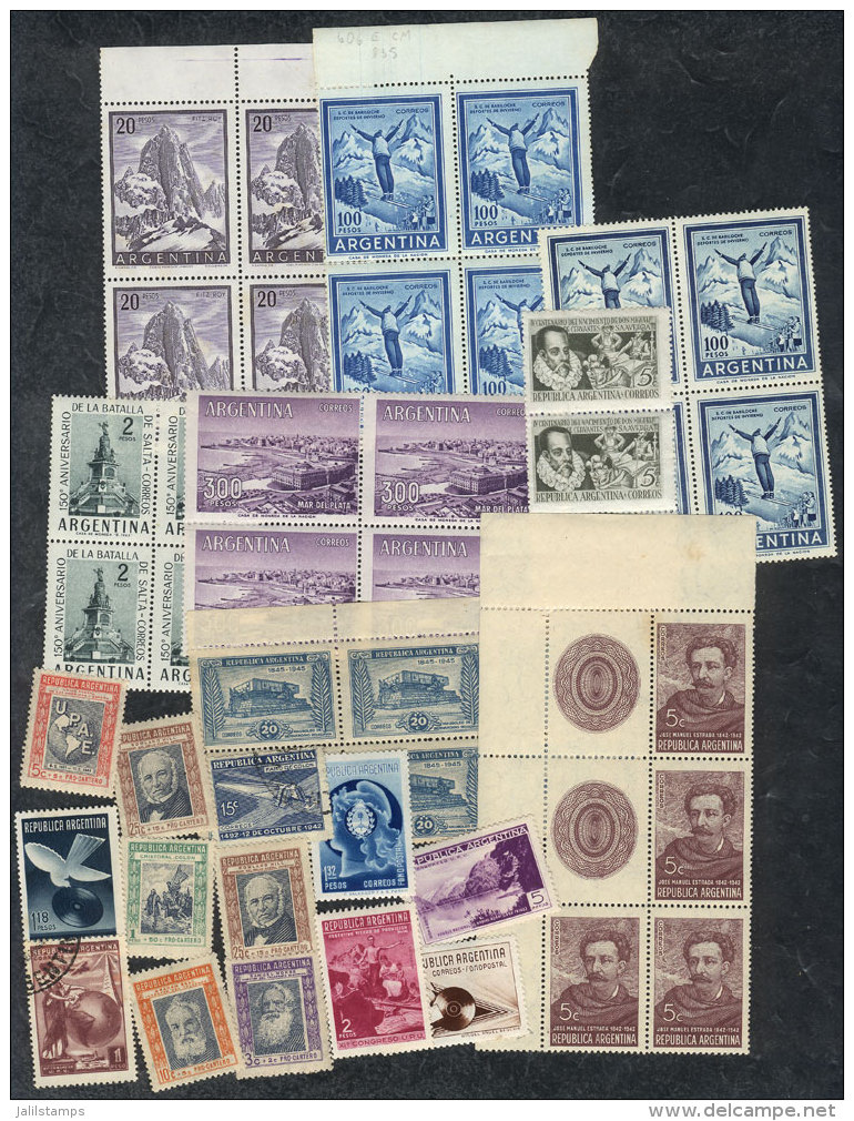 Lot Of Good Stamps, Almost All With Stain Spots On Gum, Catalog Value Over US$750, Good Opportunity At LOW START! - Other & Unclassified