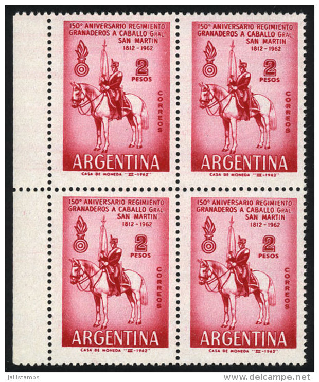 GJ.1231A, Chalky Paper, MNH Block Of 4 With Sheet Margin, Excellent Quality, Catalog Value US$60 - Other & Unclassified