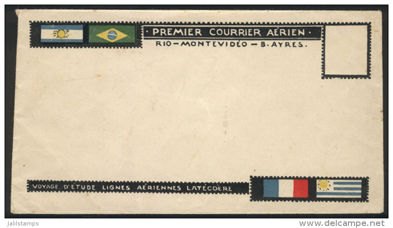 21/JA/1925: Special Envelope For The Study Flight Between Buenos Aires, Montevideo And Rio De Janeiro By... - Other & Unclassified