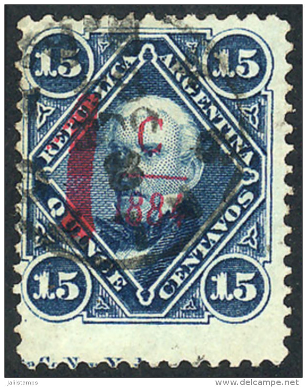 GJ.74a, With Variety 'No Line Below 1884', VF Quality! - Other & Unclassified