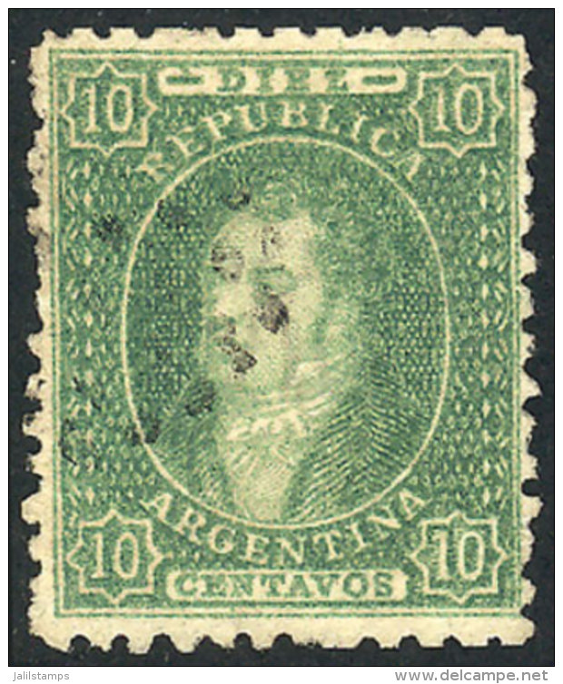 GJ.21, 10c. Clear Impression, VF Quality! - Used Stamps