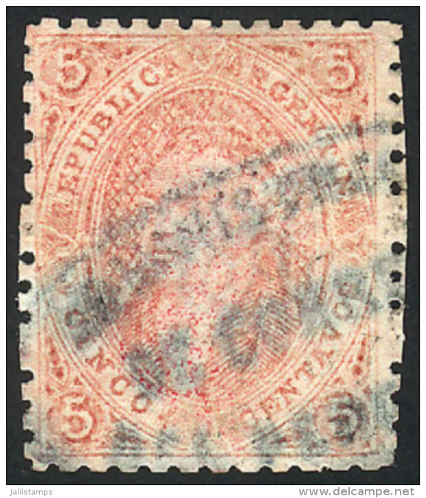 GJ.20, 3rd Printing MULATTO, Fantastic Example With The Very Rare Cancel 'Administración De Correos Del... - Used Stamps