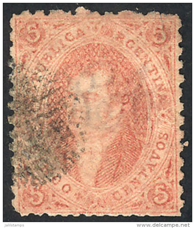 GJ.20, 3rd Printing, Ponchito Cancel, VF Quality, Rare! - Used Stamps