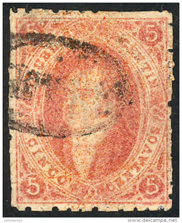 GJ.19, 2nd Printing, DIRTY Impression, With Cloud Cancel Of SALTA, Superb! - Used Stamps
