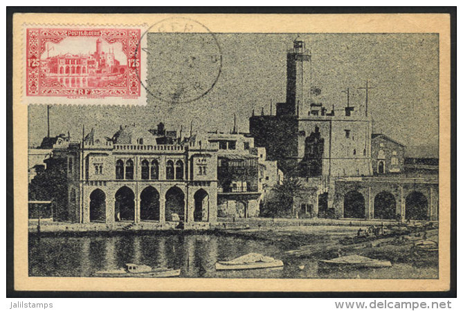 ALGIERS: L&acute;Amiraute, Architecture, Maximum Card Of 28/MAR/1942, VF Quality - Algerien (1962-...)