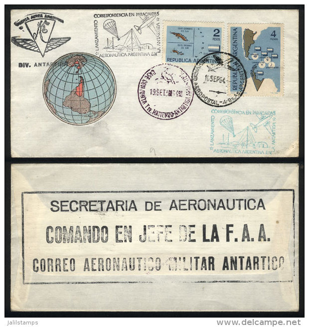 15/SE/1965: Cover Carried On First Military Airmail Flight To Antarctica, VF Quality, Rare! - Other & Unclassified