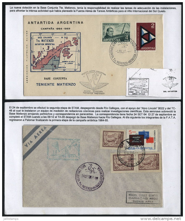 Lot Of 6 Covers With Special Cancels And Marks, Year 1964 To 2010, Several Mounted On Exhibition Sheets, VF... - Other & Unclassified