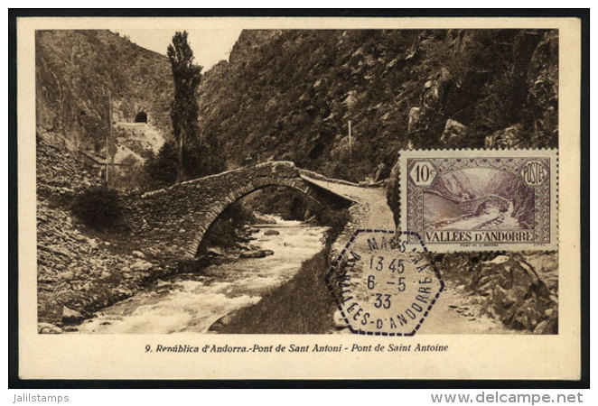 Maximum Card Of MAY/1933: Bridge Of Sant Antoni, VF Quality - Gebraucht