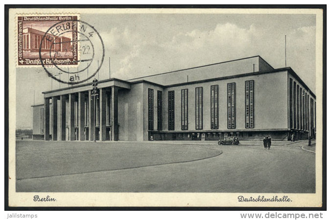 Maximum Card Of 26/FE/1937: Berlin Deutsclandhalle, VF Quality - Other & Unclassified