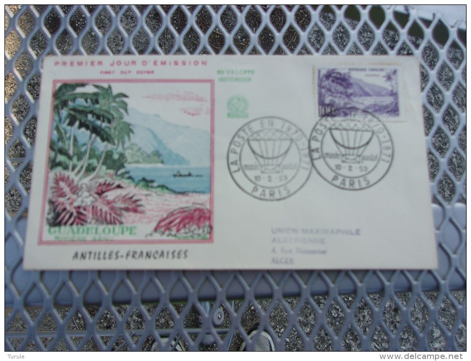 FRANCE (1959) LA GUADELOUPE Antilles Françaises - 1950-1959