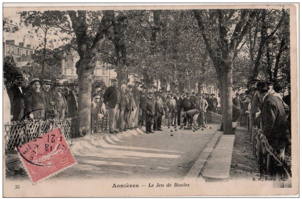 Asnières Le Jeu De Boules - Asnieres Sur Seine