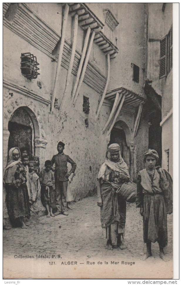 CPA - ALGER - RUE DE LA MER ROUGE - 121 - P. S. - Algiers