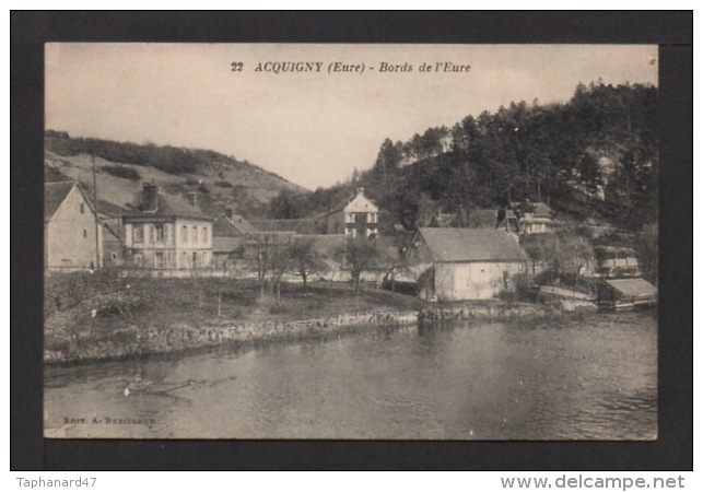 CAP: Dépt.27. ACQUIGNY . Bords De L'Eure . - Acquigny