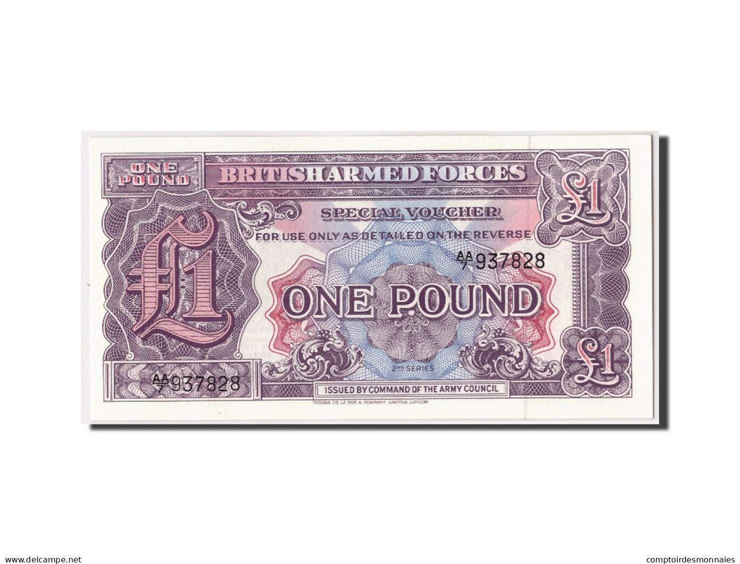 Billet, Grande-Bretagne, 1 Pound, Undated (1948), KM:M22a, NEUF - Forze Armate Britanniche & Docuementi Speciali