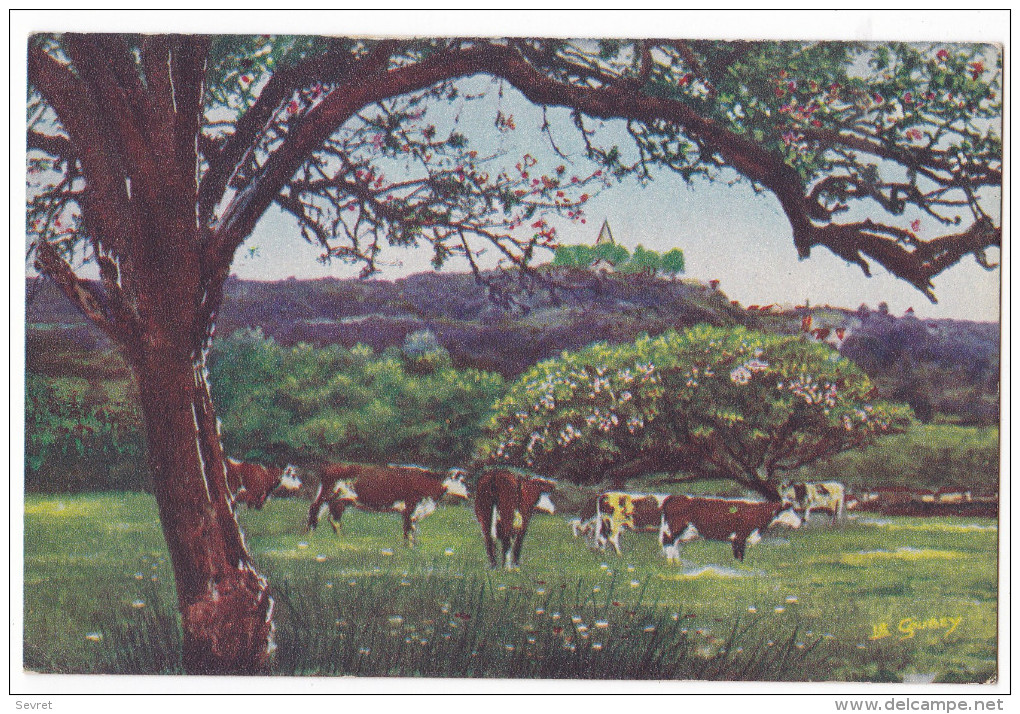 LA NORMANDIE PITTORESQUE. - Vaches Au Pâturage Normand. Editions Le Goubey - Viehzucht